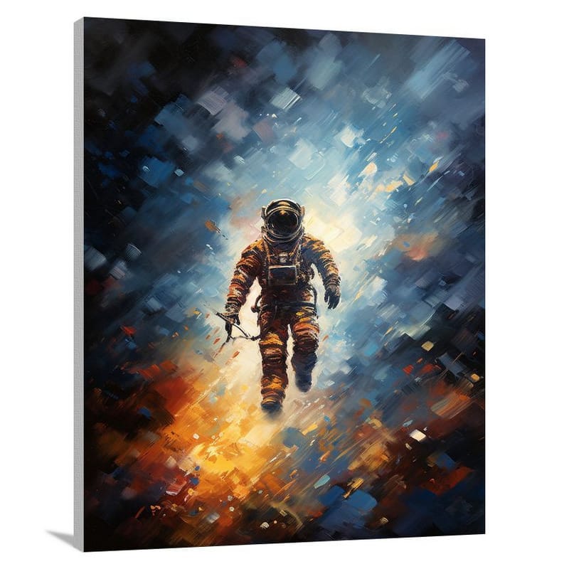 Astronaut's Nebula. - Impressionist - Canvas Print
