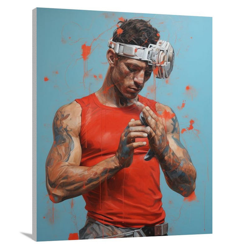 Athlete Surgeon - Contemporary Art - Canvas Print