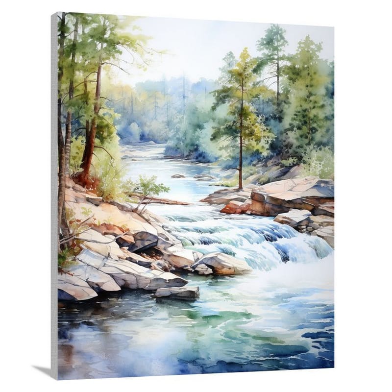 Atlanta's Resilient River - Canvas Print