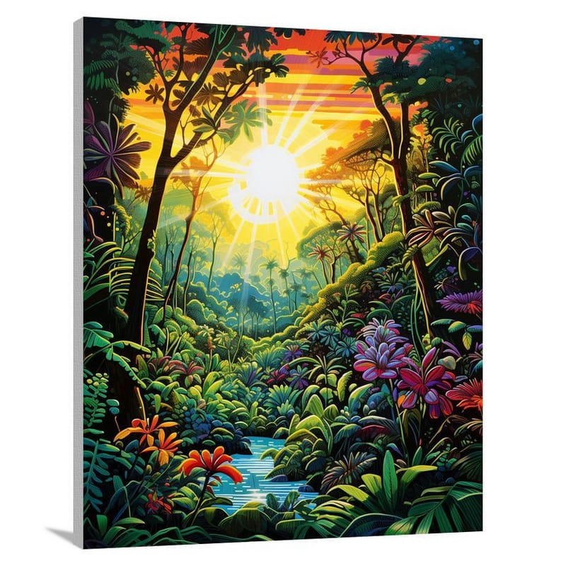 Australian Rainforest Symphony - Canvas Print