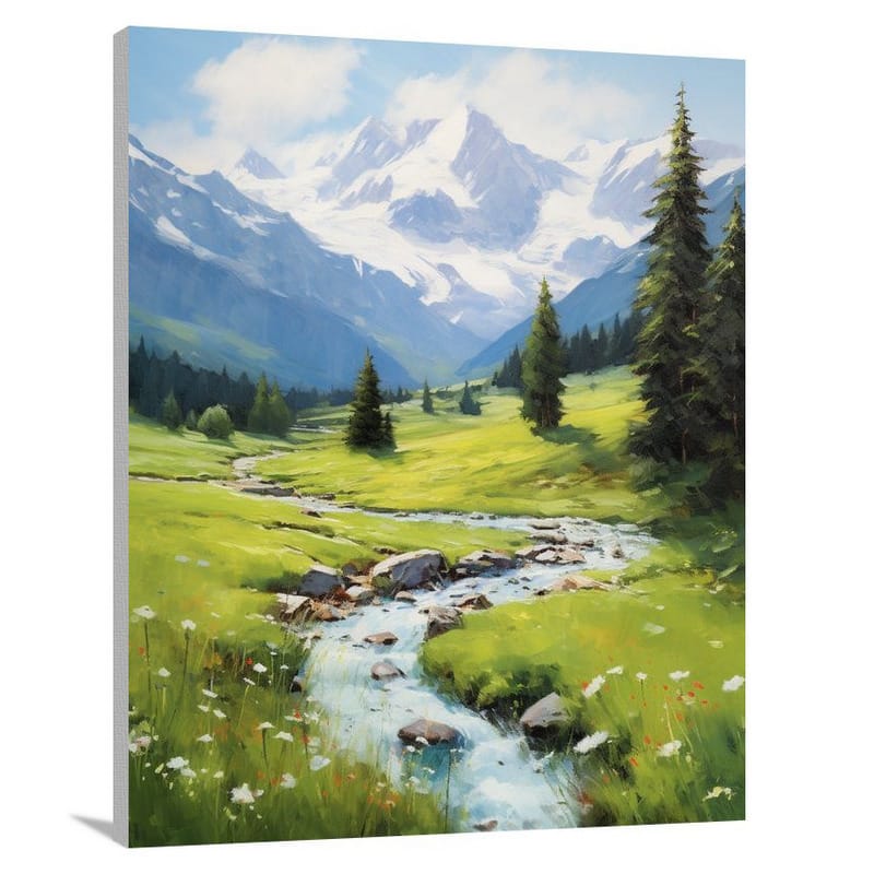 Austrian Serenity - Impressionist - Canvas Print