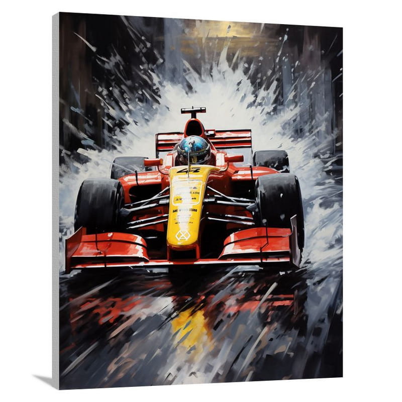 Auto Racing - Contemporary Art - Canvas Print