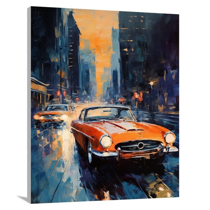 Automobile Symphony - Impressionist - Canvas Print