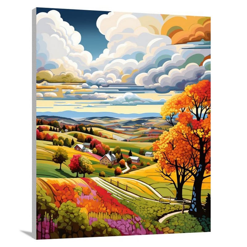 Autumn Splendor in Missouri - Canvas Print