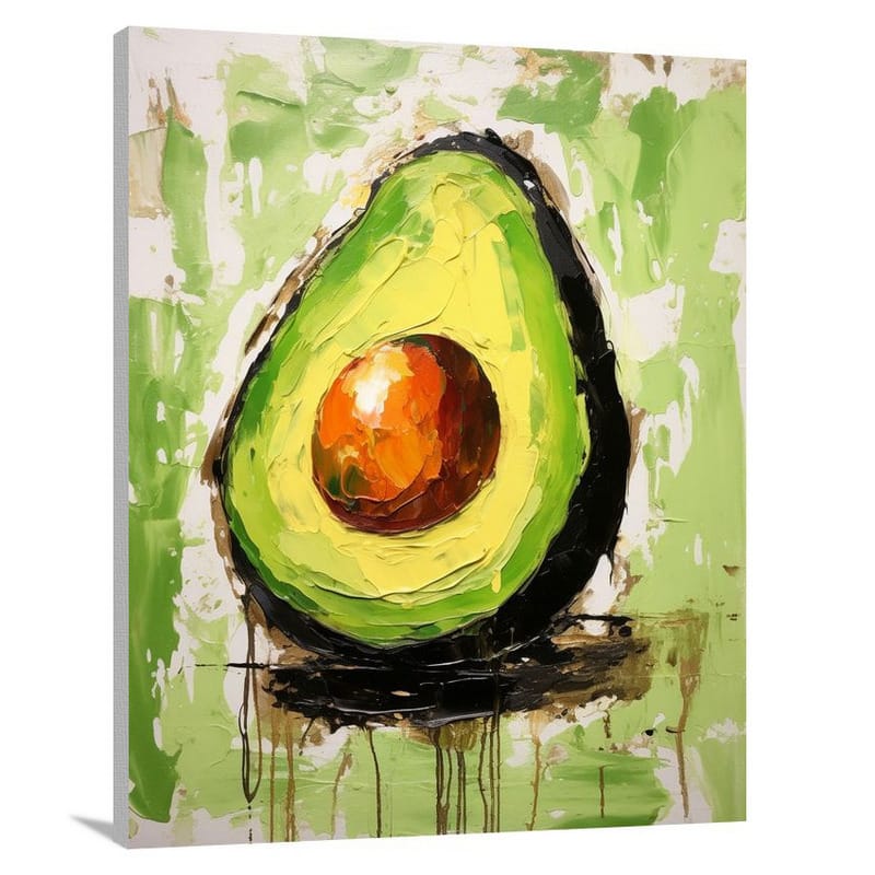 Avocado Delight - Minimalist 2 - Canvas Print
