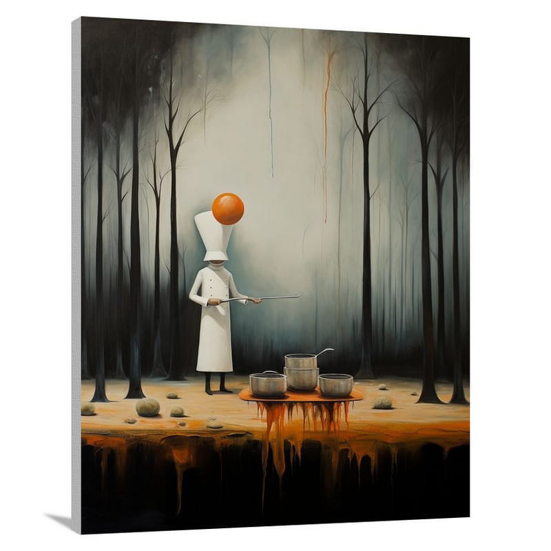 Baking in the Enchanted Woods - Canvas Print