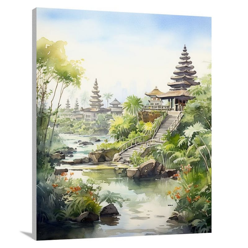 Bali Bliss: A Serene Journey - Canvas Print