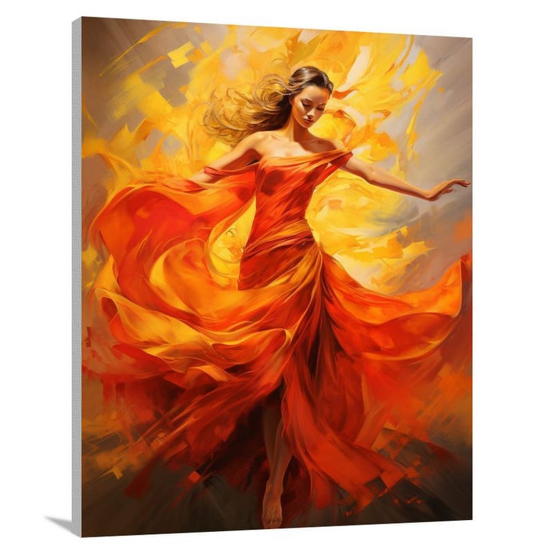 Ballet Fire - Canvas Print