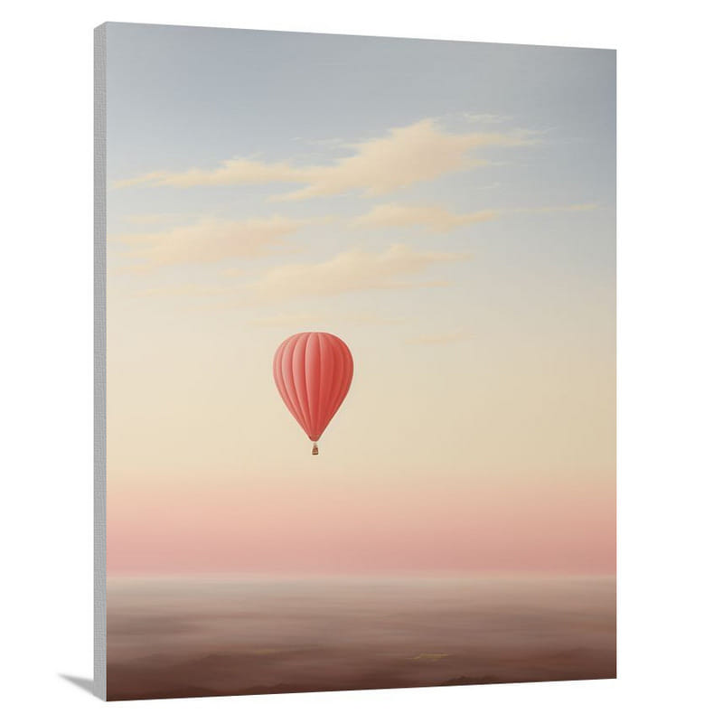 Balloon's Serene Glow - Canvas Print