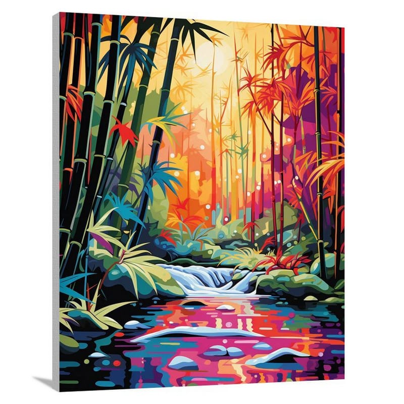 Bamboo Oasis - Canvas Print