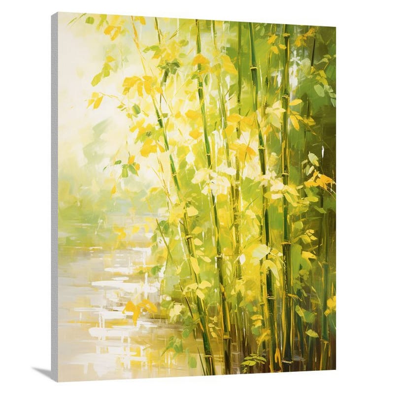Bamboo Serenity - Impressionist 2 - Canvas Print
