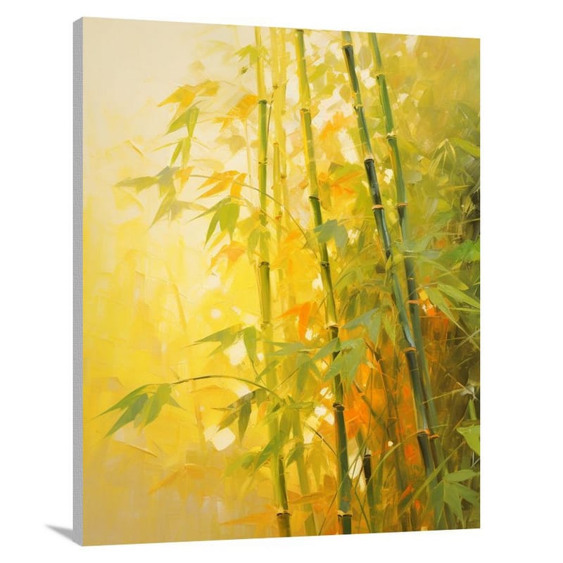 Bamboo Serenity - Impressionist - Canvas Print