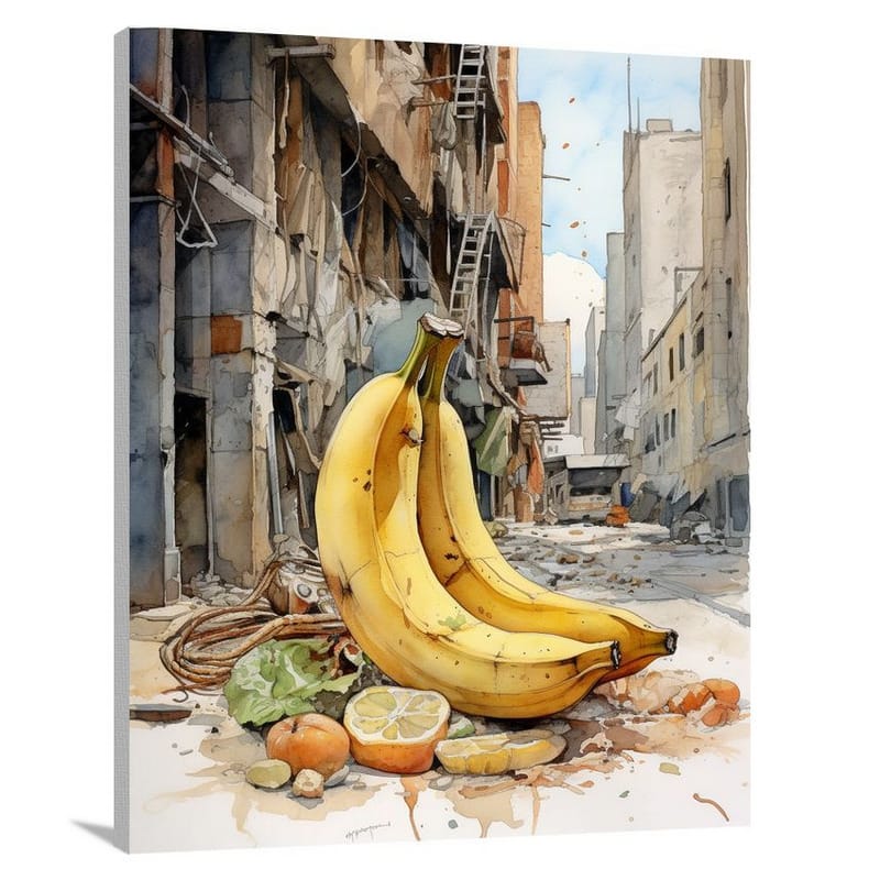 Banana Reflections - Canvas Print