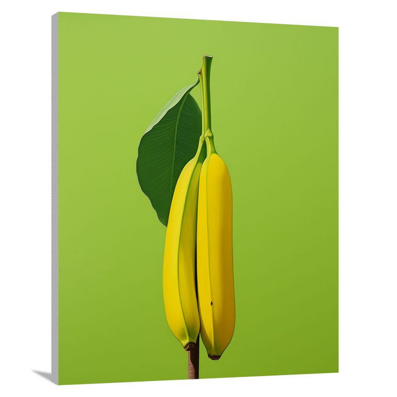 Banana Serenity - Minimalist - Canvas Print