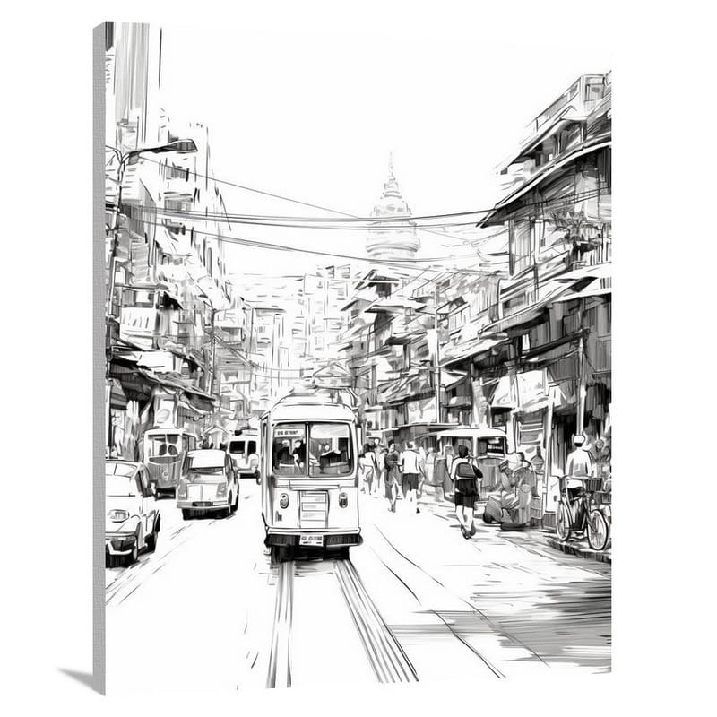 Bangkok Rush - Canvas Print
