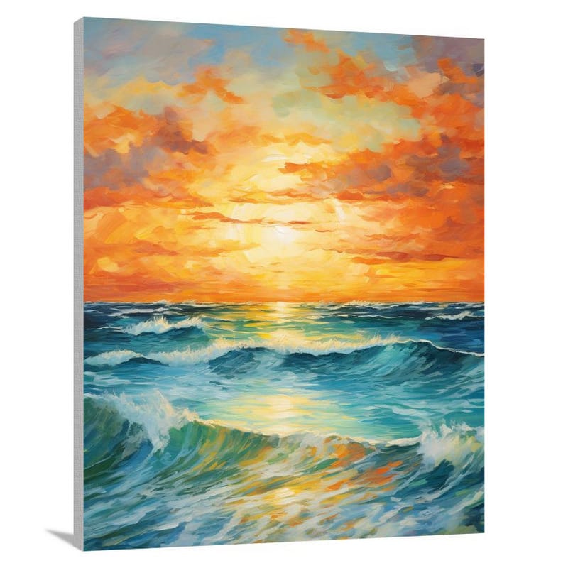 Barbados Sunset - Canvas Print