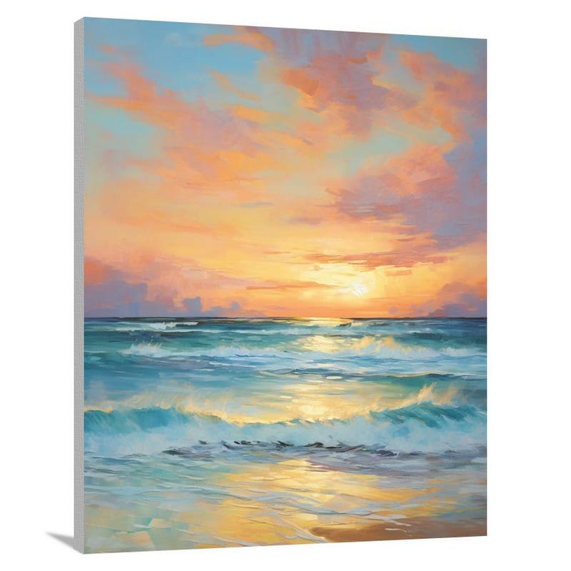 Barbados Sunset - Impressionist - Canvas Print
