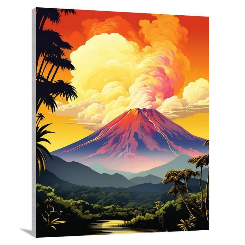 Barbados Volcano - Canvas Print