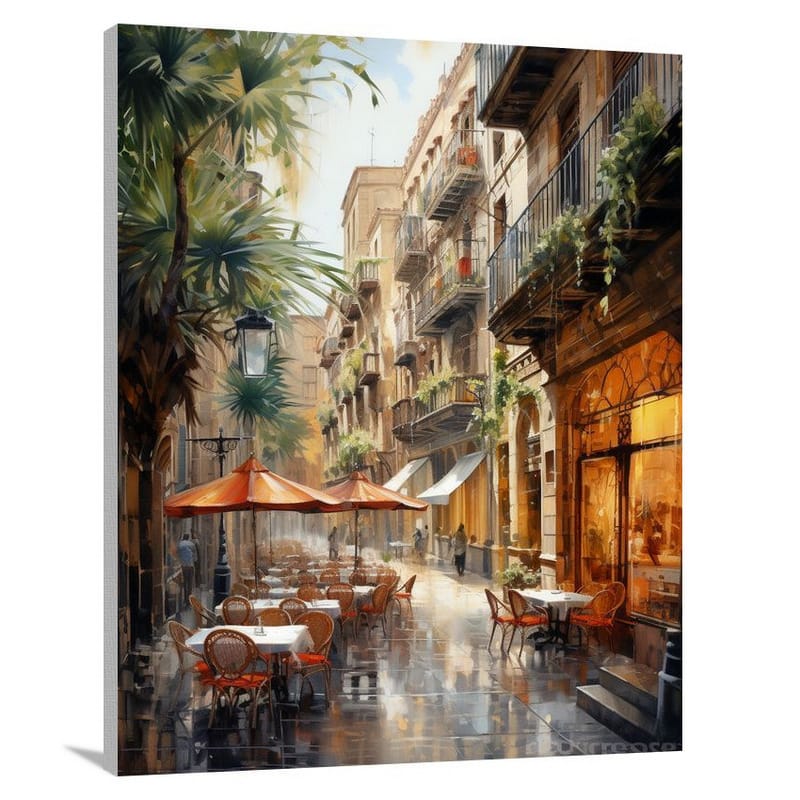 Barcelona's Whispers - Canvas Print
