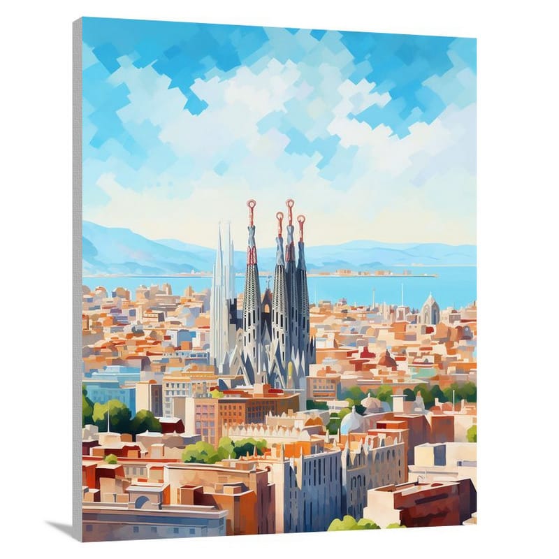 Barcelona Symphony - Canvas Print