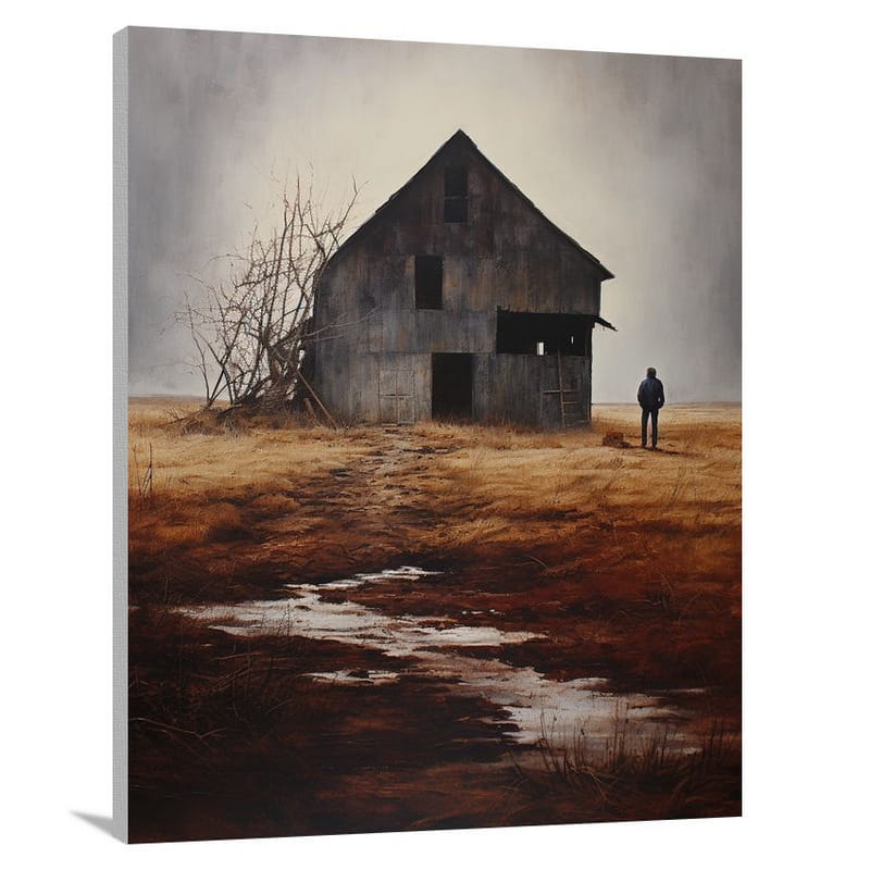 Barn Reflections - Canvas Print