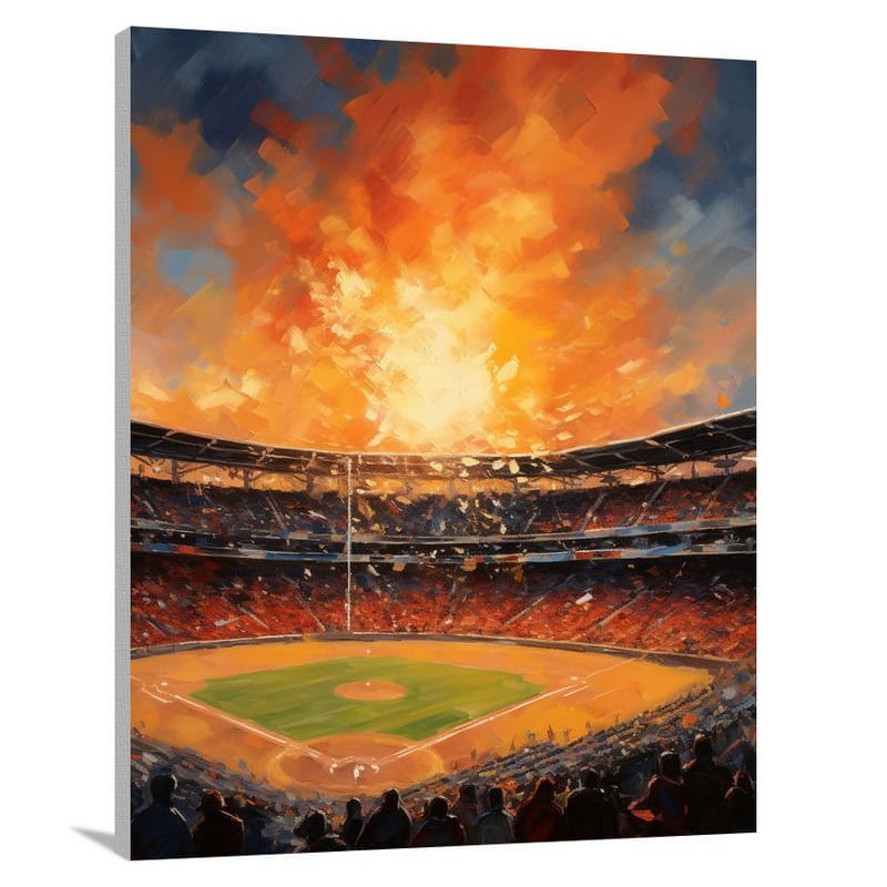 Baseball Glory - Canvas Print