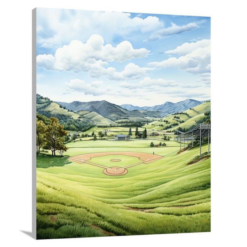 Baseball Serenity - Canvas Print