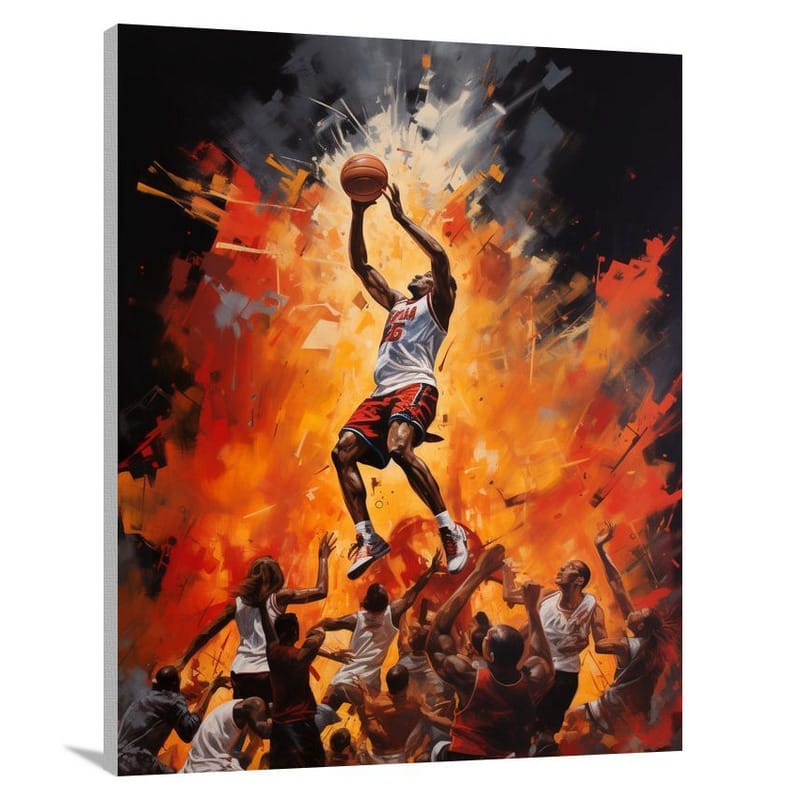 Basketball Elevation - Canvas Print