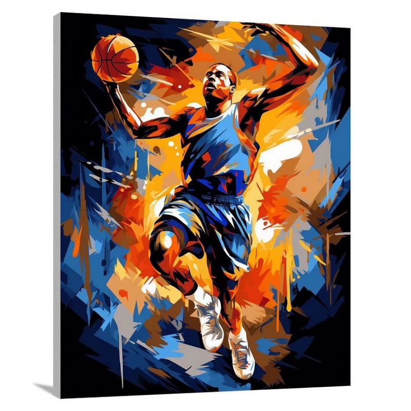 Basketball Rhythm - Pop Art - Canvas Print
