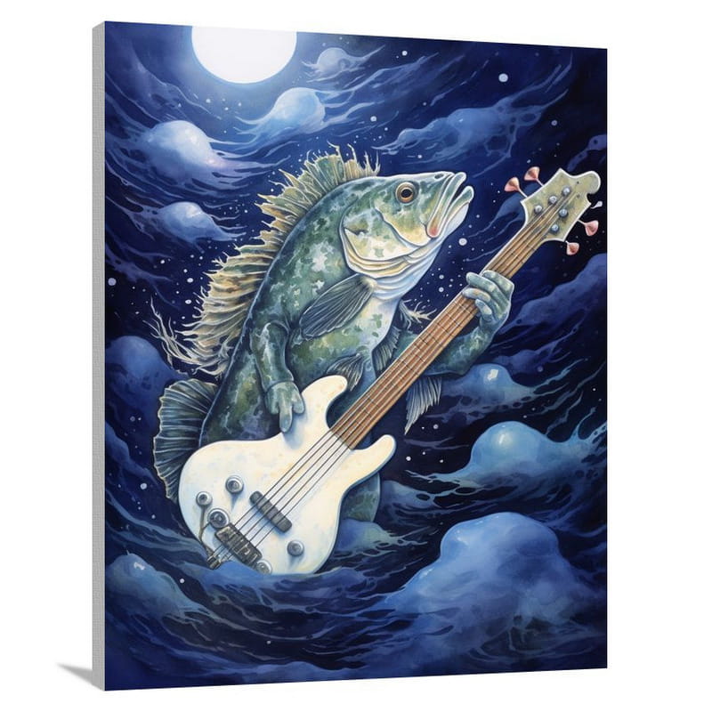 Bass Serenade - Canvas Print