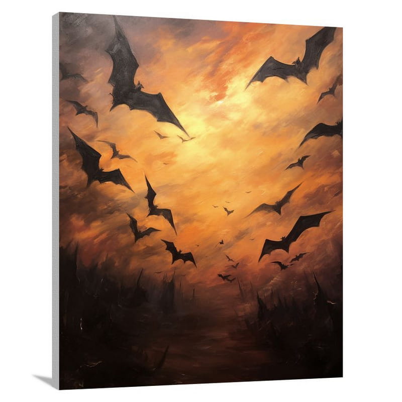 Bat Symphony - Canvas Print
