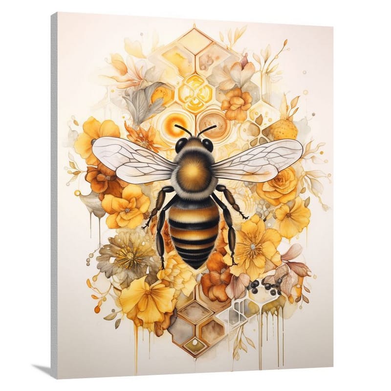 Bee's Serenade - Canvas Print