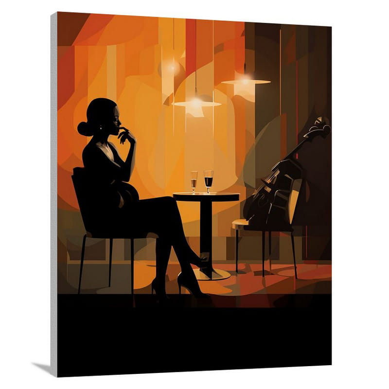 Beer and Drinks: Intoxicating Melodies - Minimalist - Canvas Print