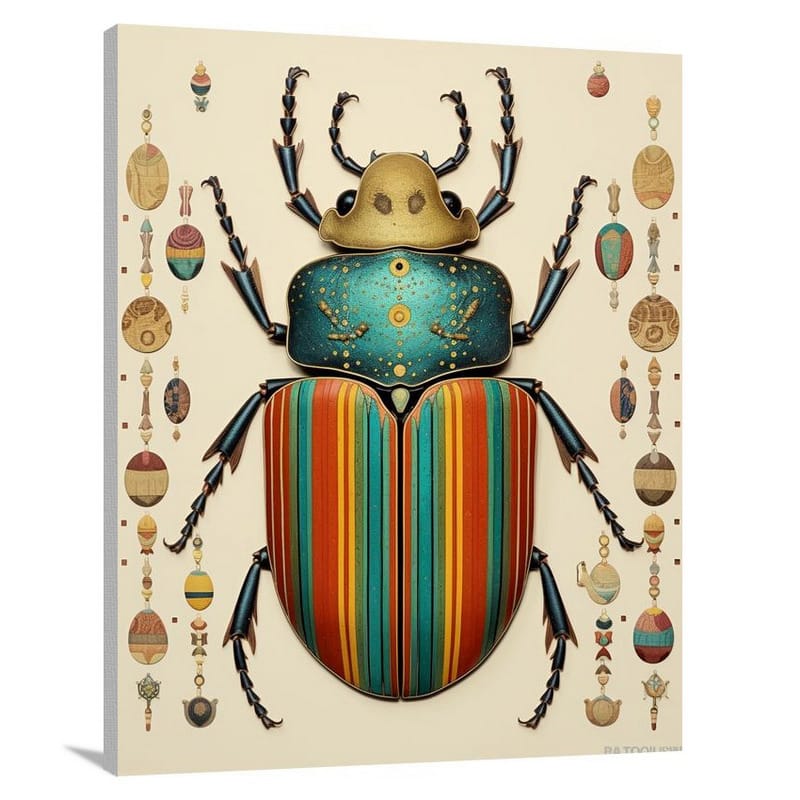 Beetle's Tapestry - Canvas Print