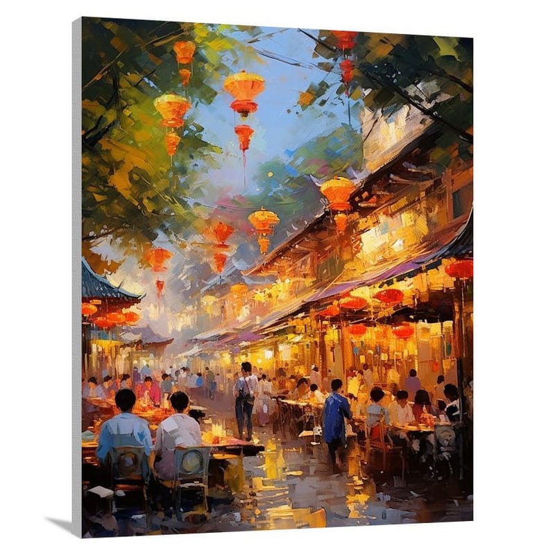 Beijing Bazaar - Canvas Print