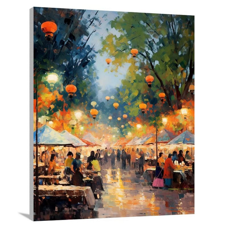 Beijing Lanterns - Canvas Print