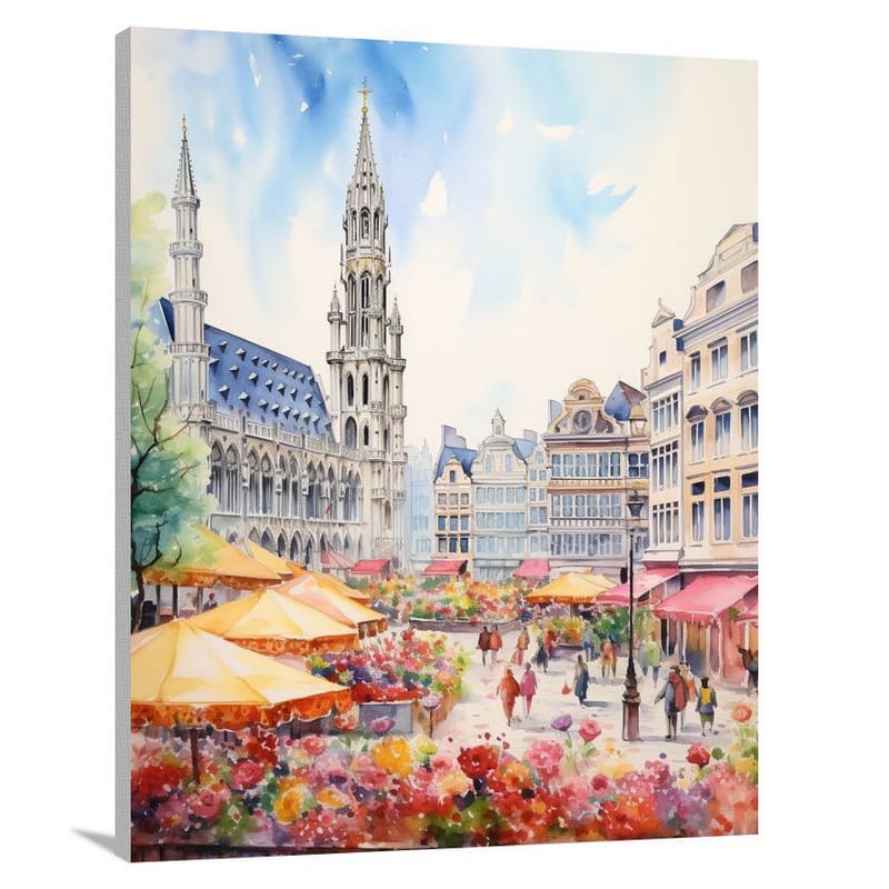 Belgium's Blooming Essence - Canvas Print