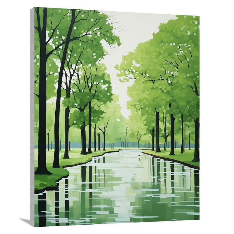 Berlin's Tranquil Oasis - Canvas Print