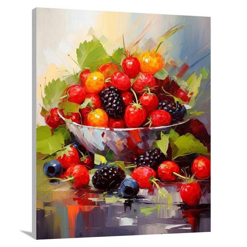 Berry Feast - Canvas Print