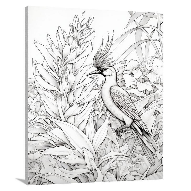 Bird of Paradise's Triumph - Canvas Print