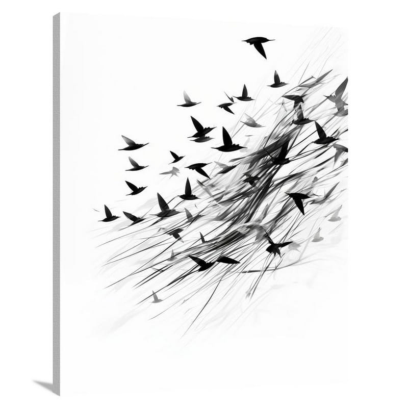 Birds in Harmony - Canvas Print