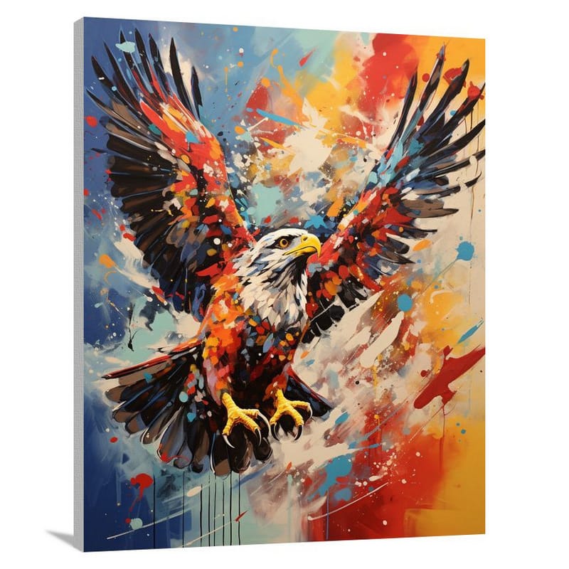 Birds of Prey Clash - Canvas Print
