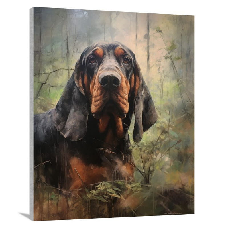 Bloodhound's Secrets - Canvas Print