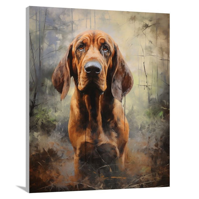 Bloodhound's Secrets - Impressionist - Canvas Print
