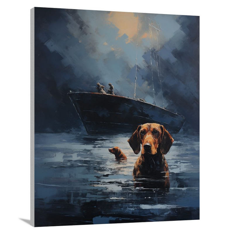 Bloodhound's Voyage - Canvas Print