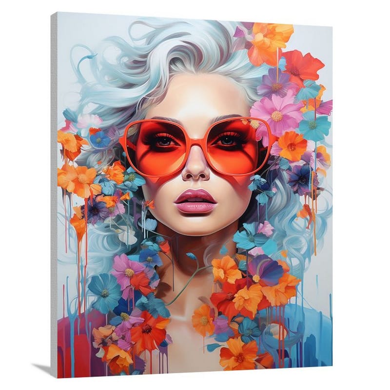 Blooming Spectacles - Canvas Print