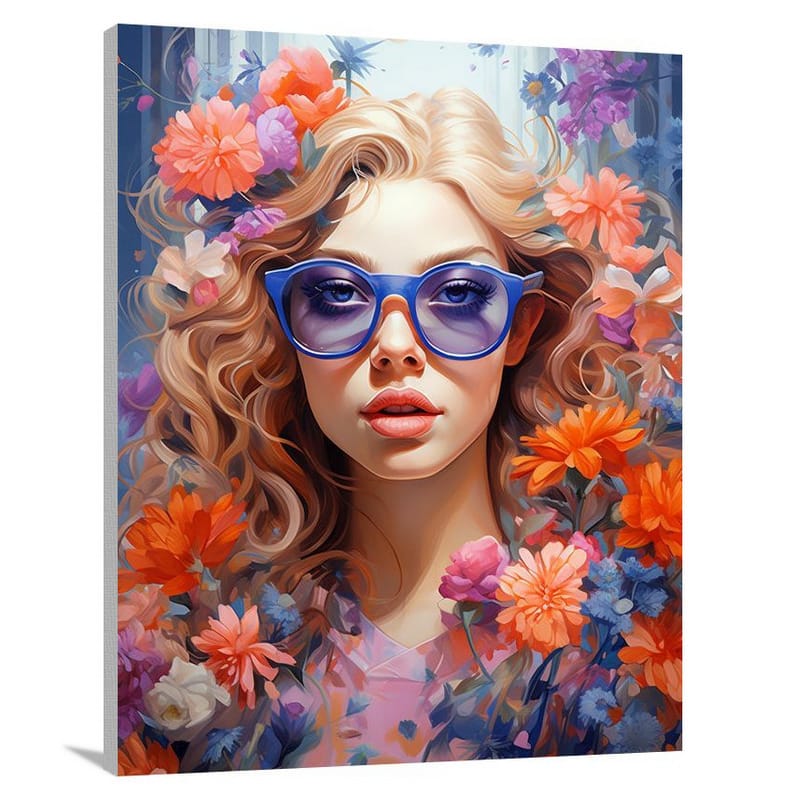 Blooming Spectacles - Contemporary Art - Canvas Print