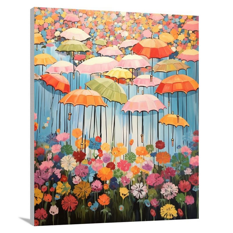 Blooming Umbrellas - Canvas Print