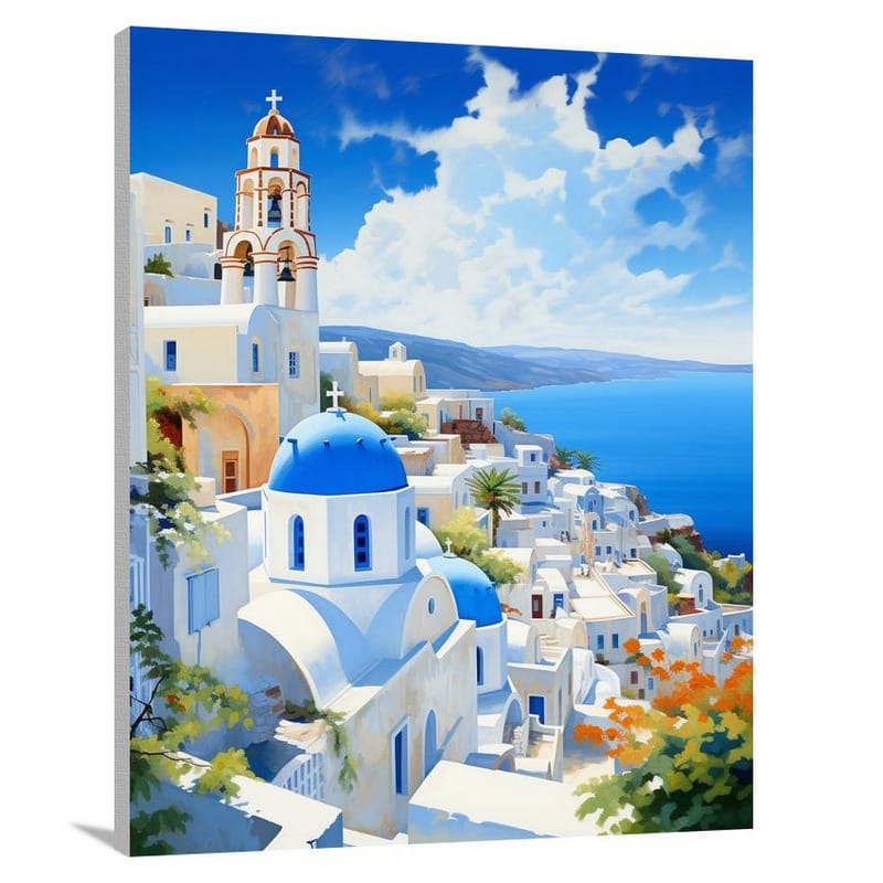 BlueDomesSerenity - Canvas Print