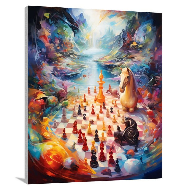Board Game: A Mythical Journey - Canvas Print